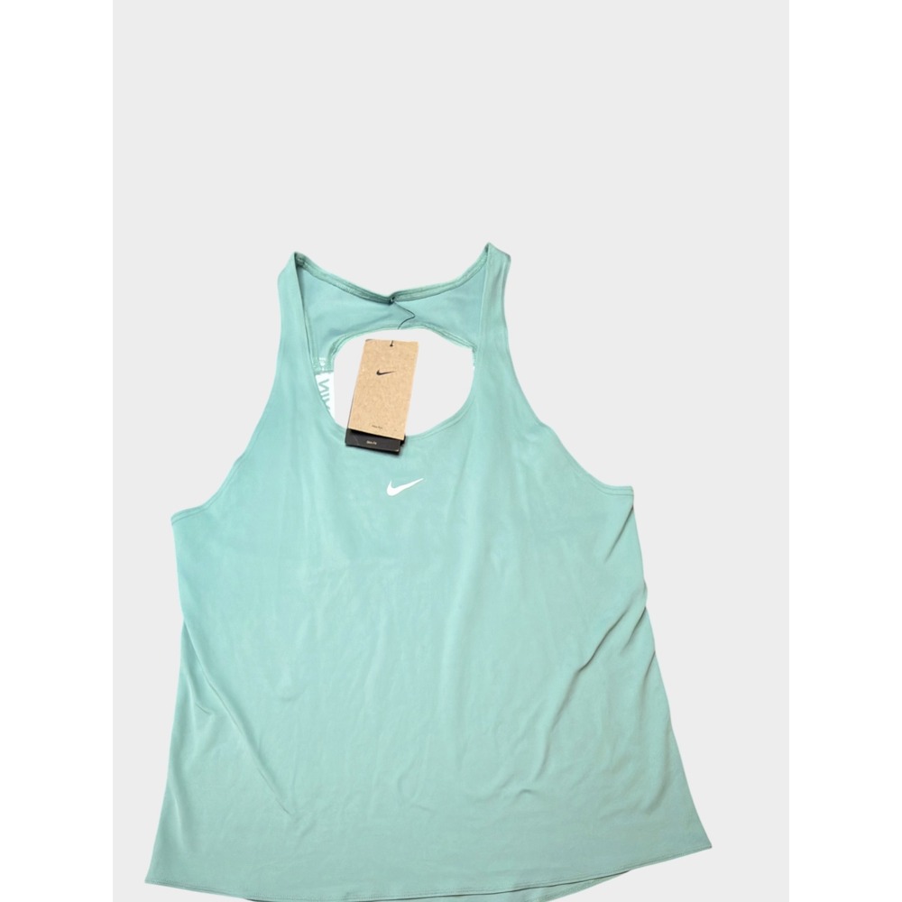 Nike Pro Dri-FIT Women Mint Green Racerback Training Tank Top Slim Fit NWT Large